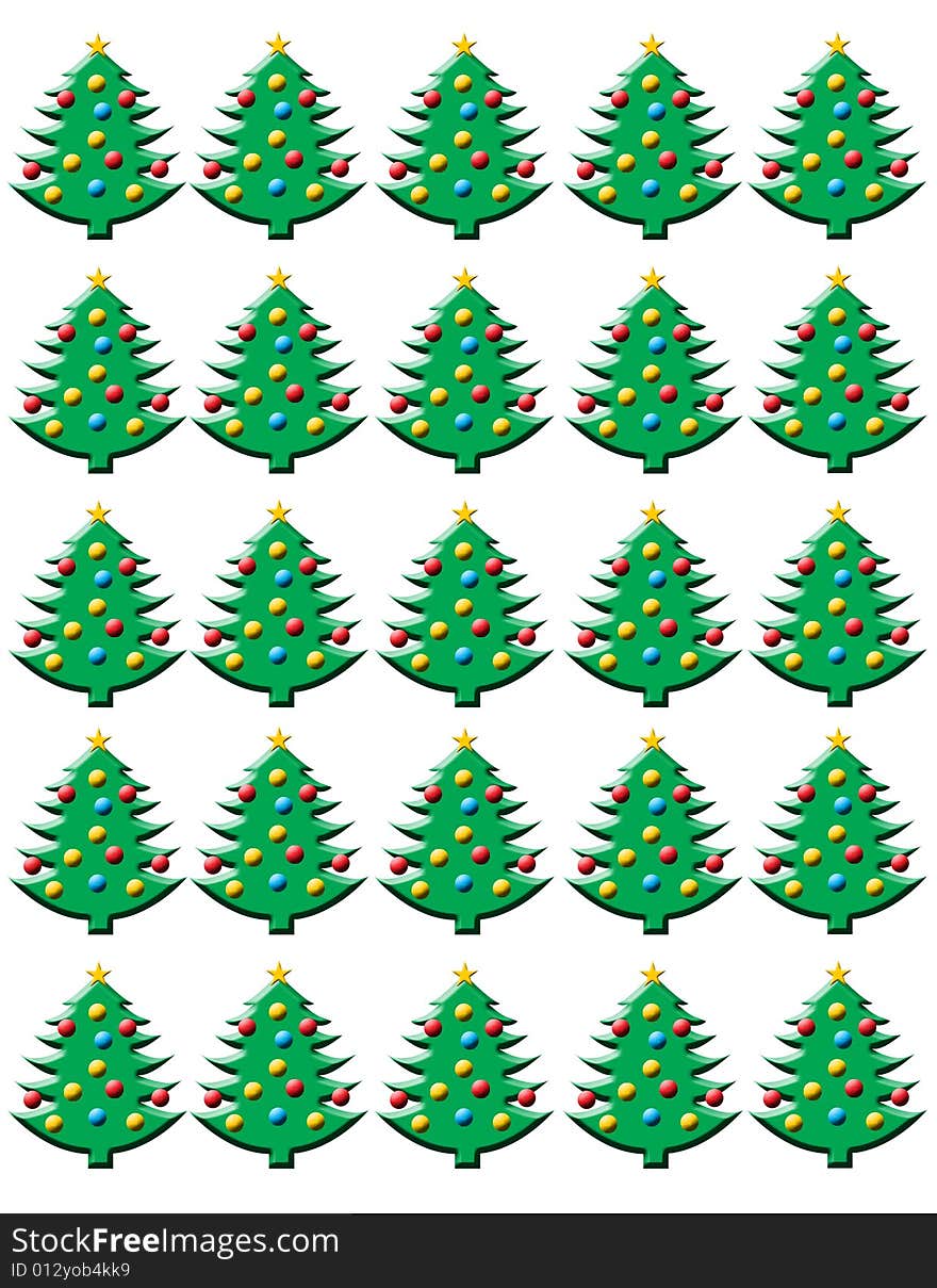 Christmas Tree Collage