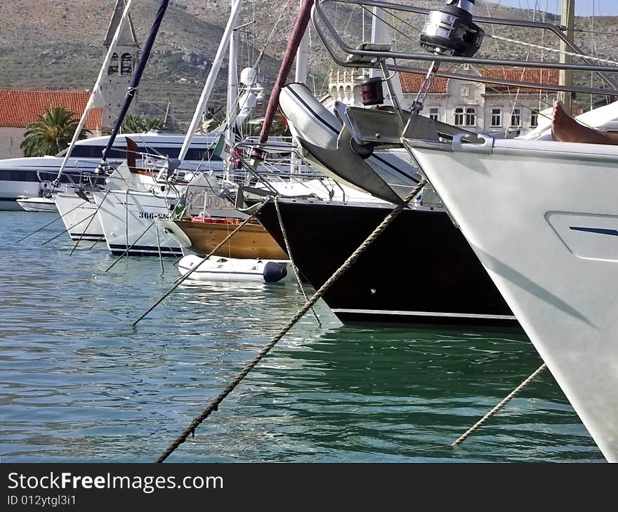 Trogir, Croatia Boats