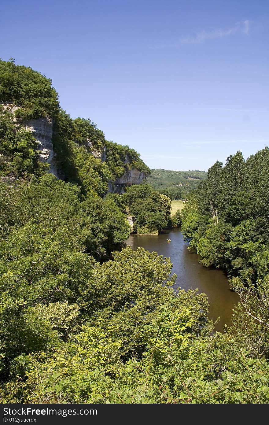 Canoe on the Vezere