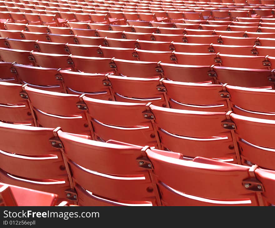 Red Stadium Chairs