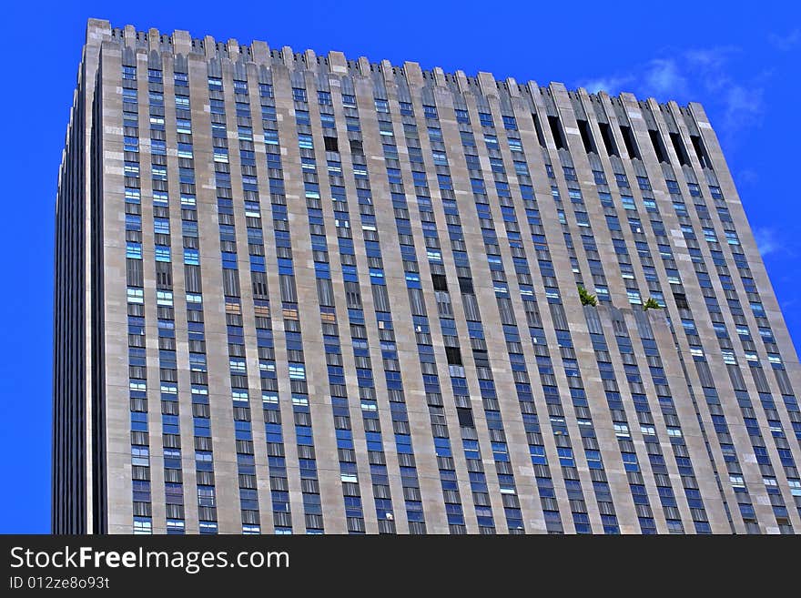 Countless windows in this NYC office building. Countless windows in this NYC office building