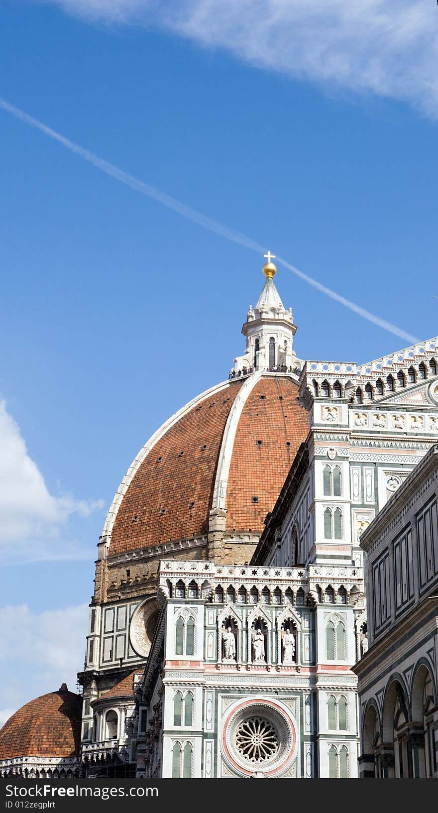 View of the cupola of the duomo, Florence, Italy