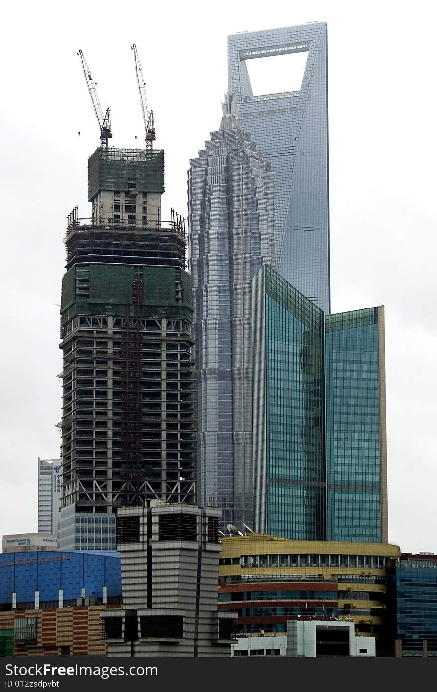 Shanghai with highest skyscrapers