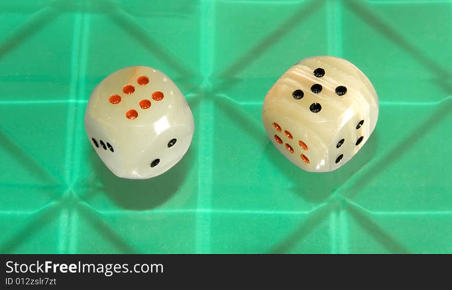 Two quartz digital dices