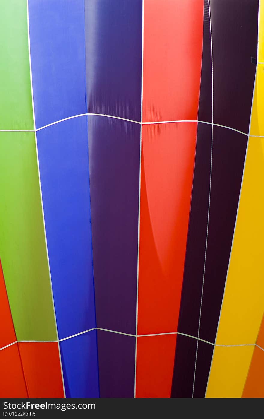 Colorful hot air balloon detail. Colorful hot air balloon detail