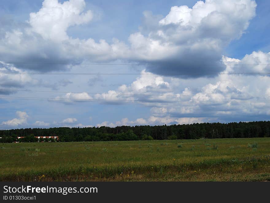 This magnificent landscape is sight of Russia.