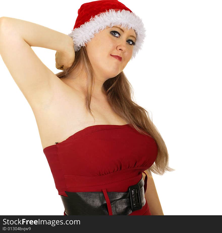 Mrs Santa Pose