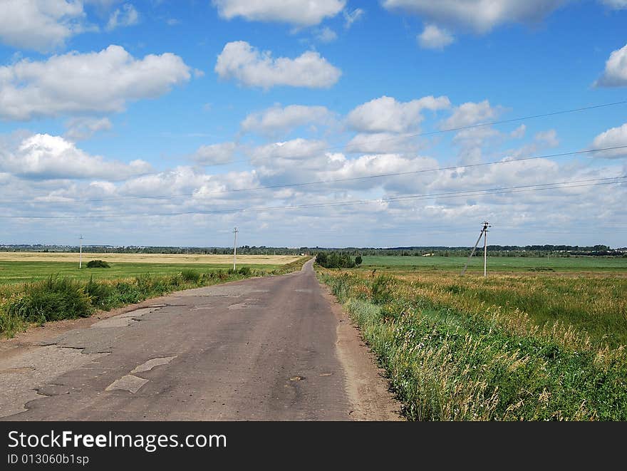 This magnificent landscape is sight of Russia.