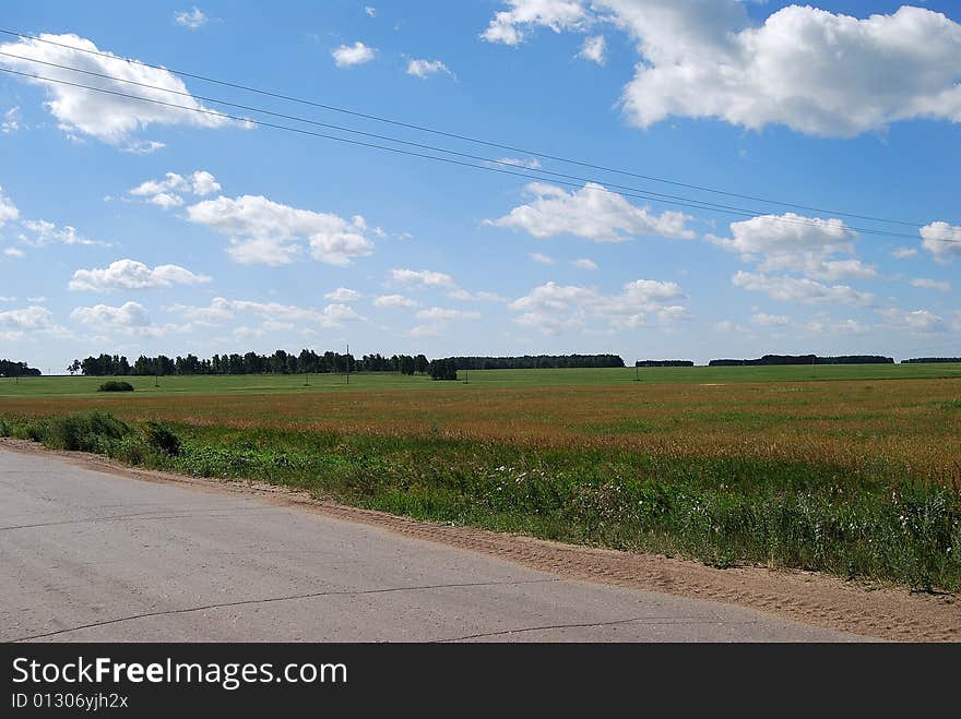 This magnificent landscape is sight of Russia.