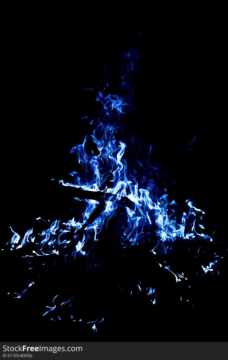 Fire isolated on black background. Fire isolated on black background