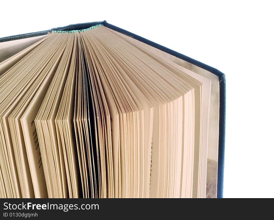 Books isolated on white background.