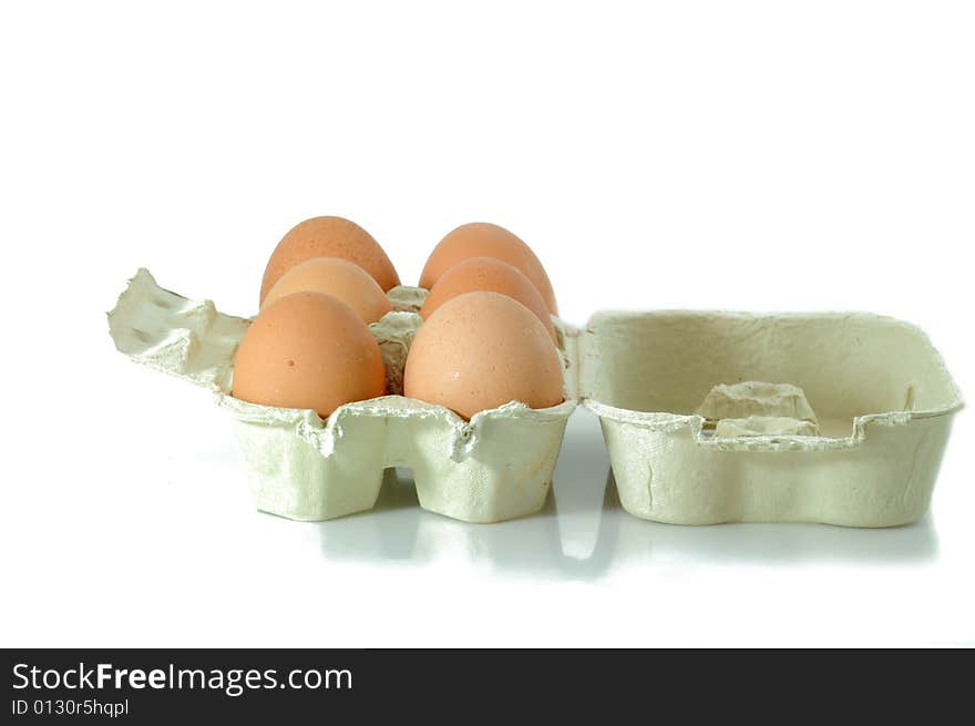 eggs isolated on a white background. eggs isolated on a white background.