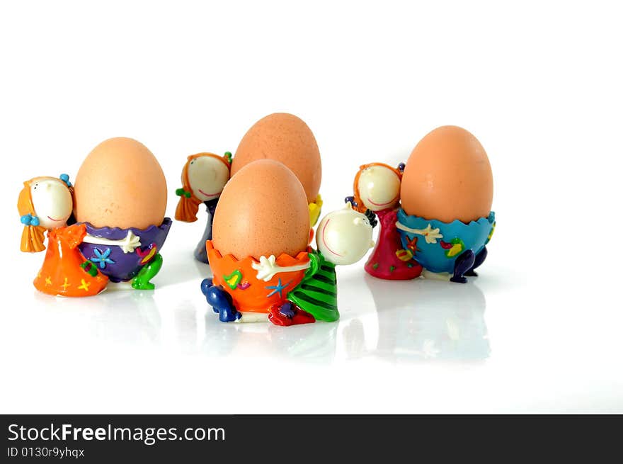 eggs isolated on a white background. eggs isolated on a white background.