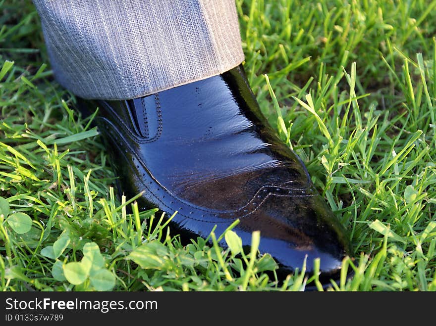 Shoes In The Grass