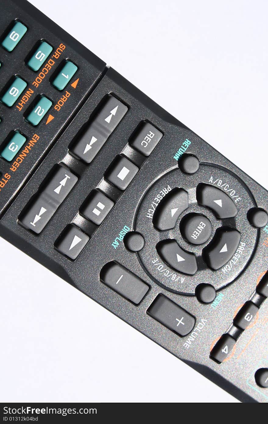 An overview of a black remote