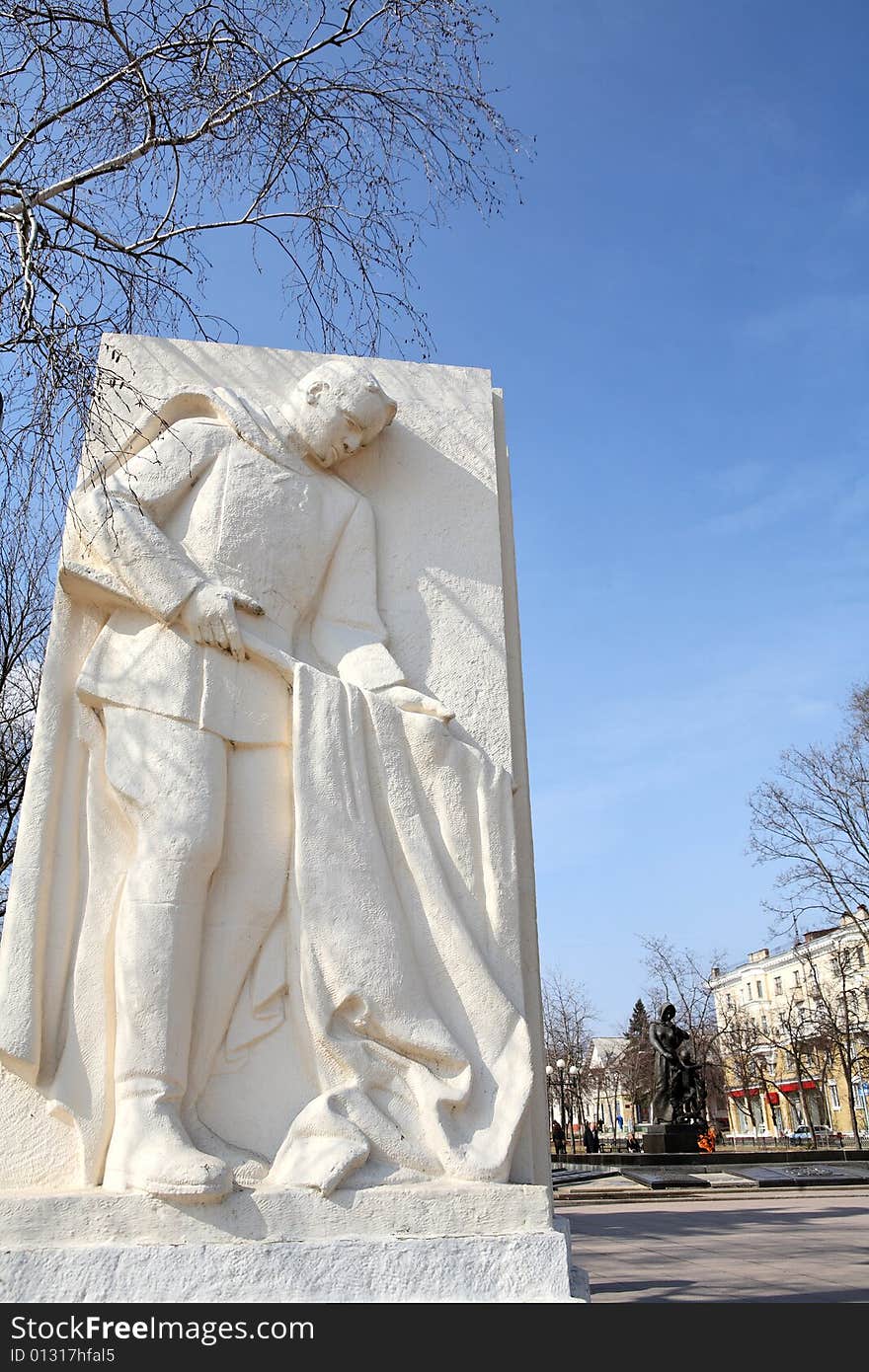 Monument to Soviet soldier