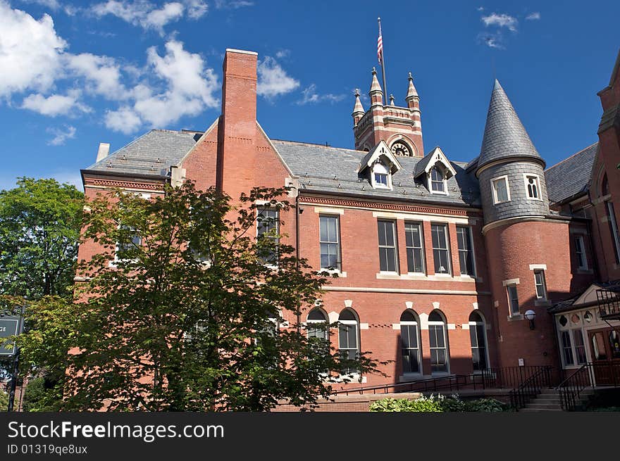 Gothic university building