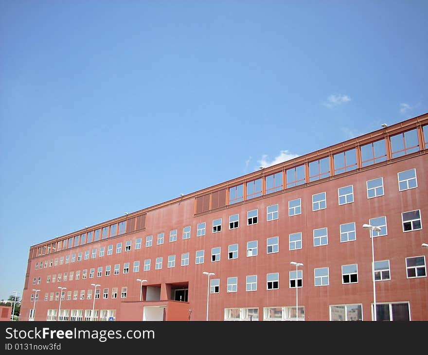 The university Bicocca of Milan. The university Bicocca of Milan