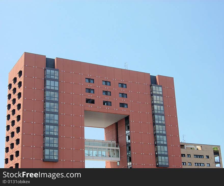 The university Bicocca of Milan. The university Bicocca of Milan