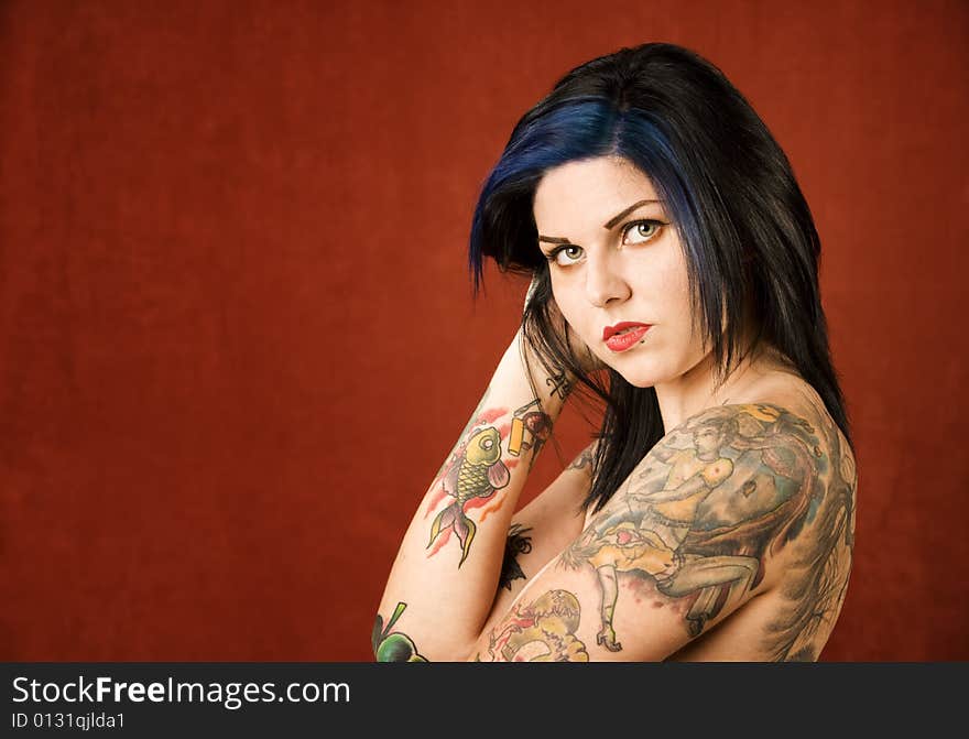 Woman With Tattoos