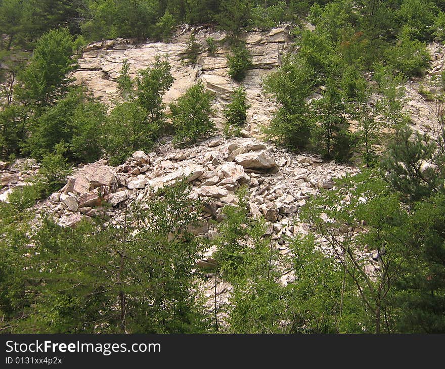 These are cliffs on jacks mountain in pa