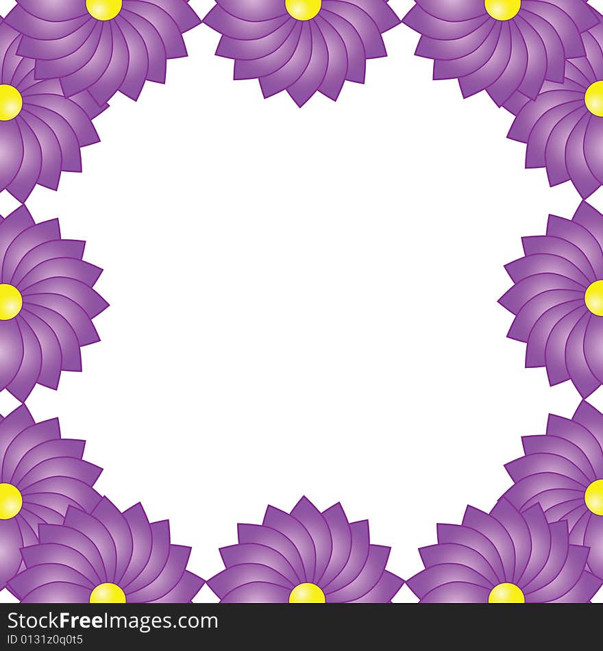 Purple Flower Background