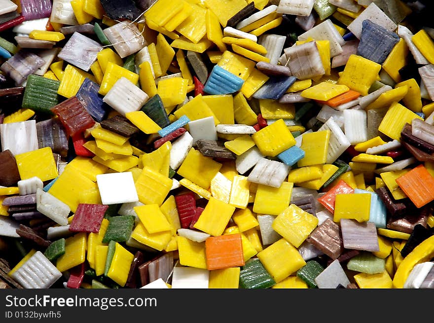 Colourful stones