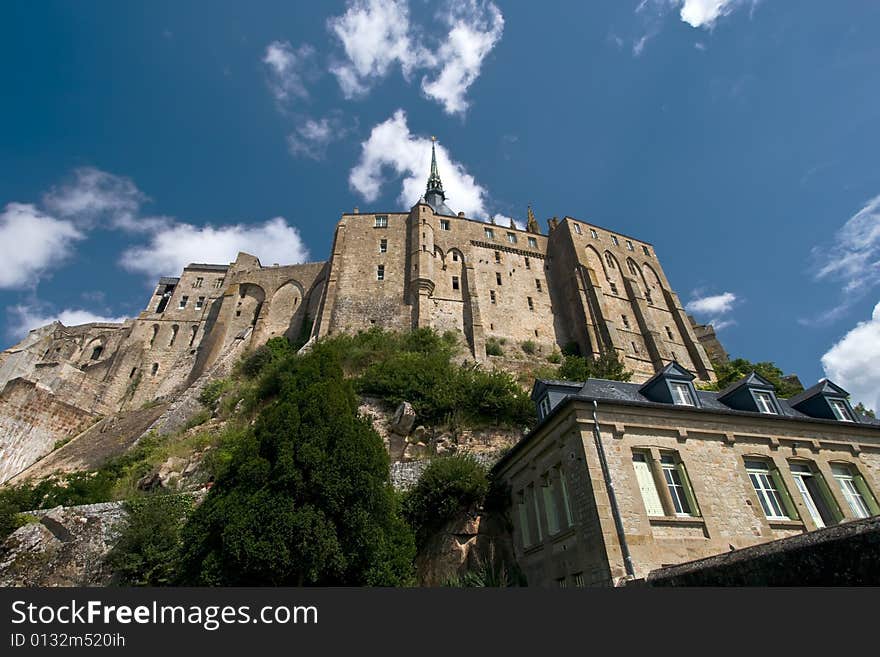 Mont Saint-Michel from below