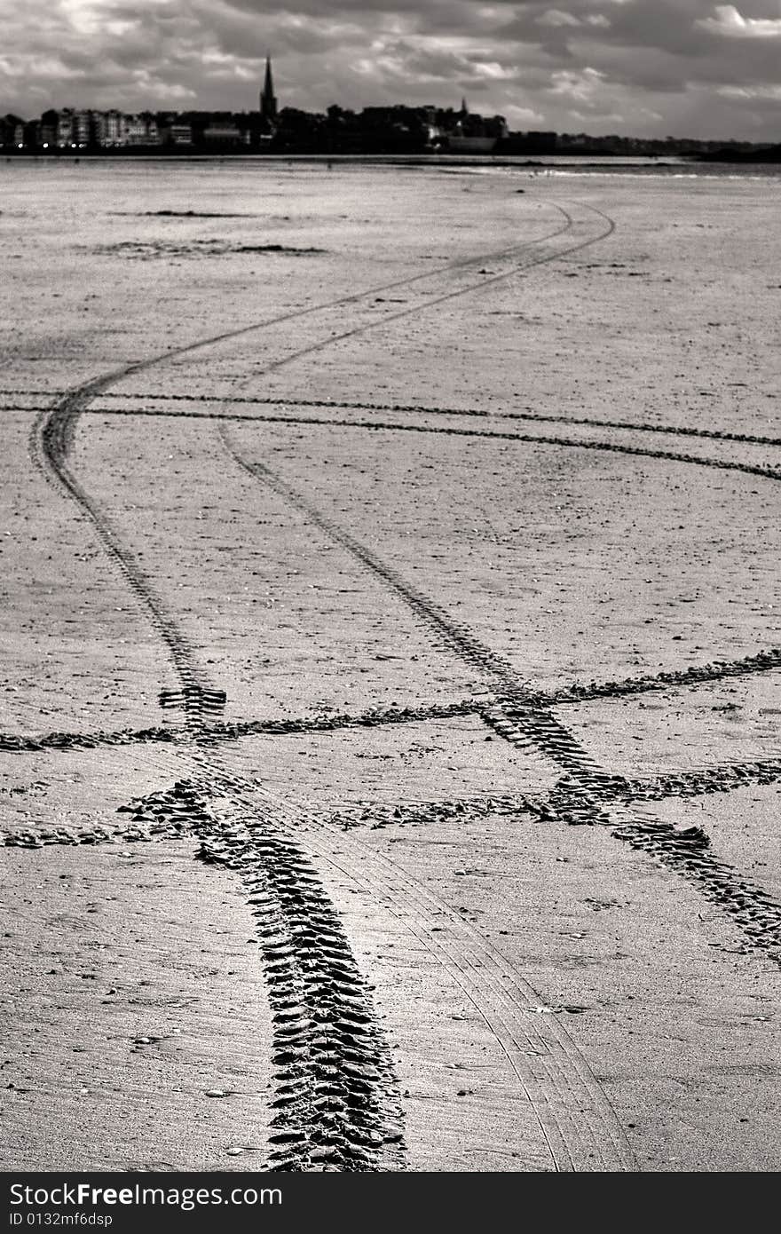 Tracks In The Sand