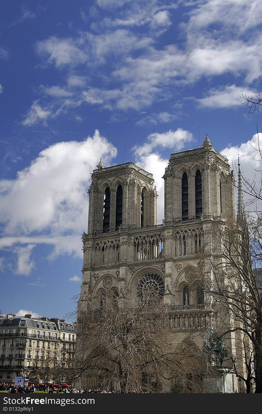 Notre Dame basilica in Paris