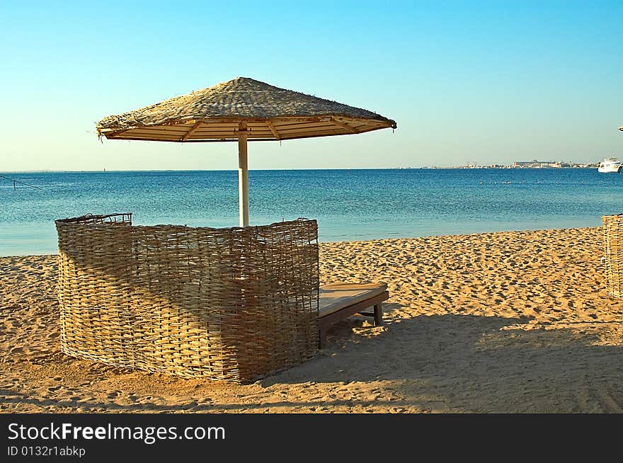 Tropical beach in the Red sea. Tropical beach in the Red sea.