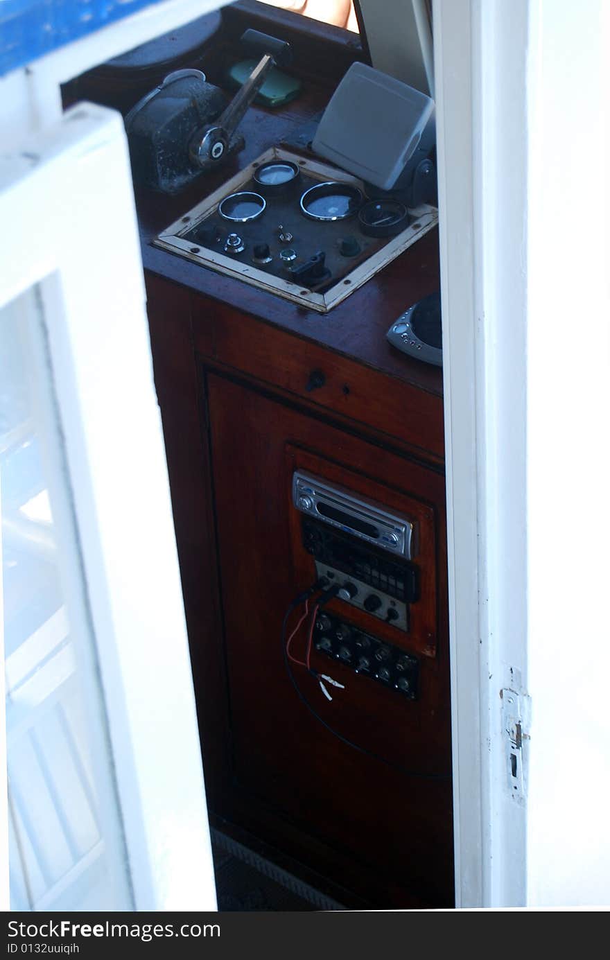 Ferry boat cockpit