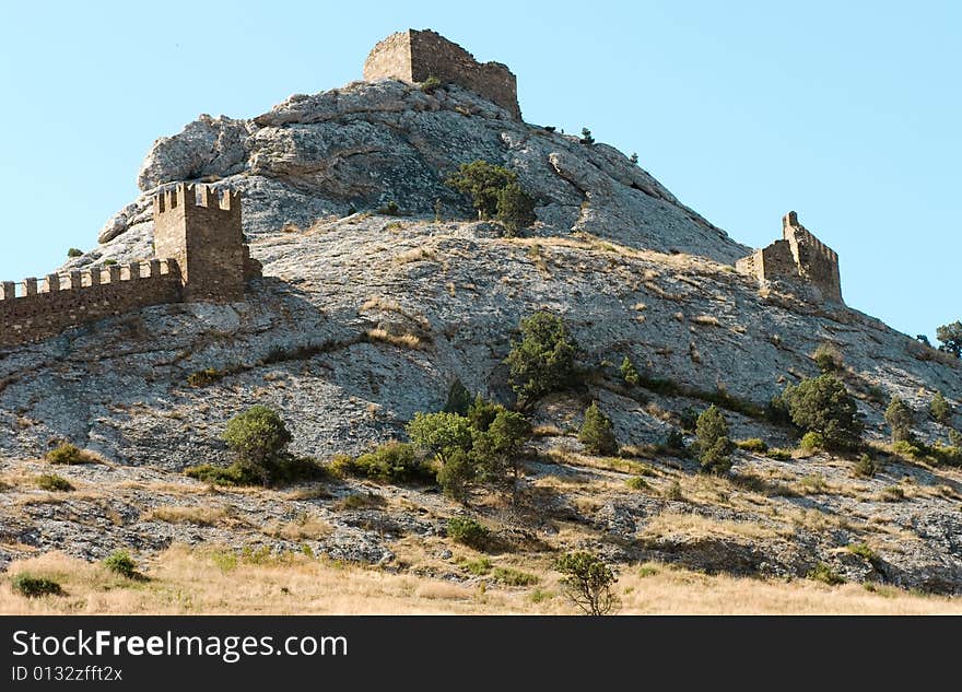 A shot of castle rock