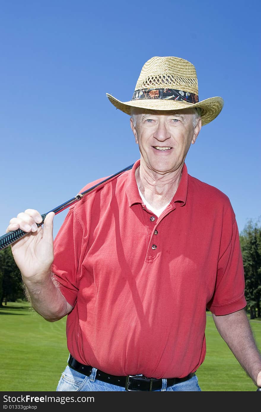 Elderly Golfer