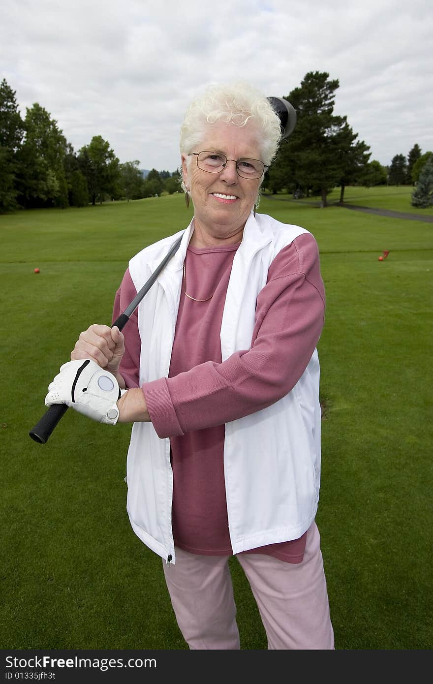 Elderly Golfer