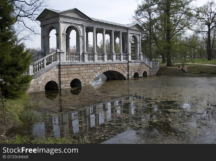 Tsarskoje Selo (Pushkin)
Marble Bridge in Catherine park.