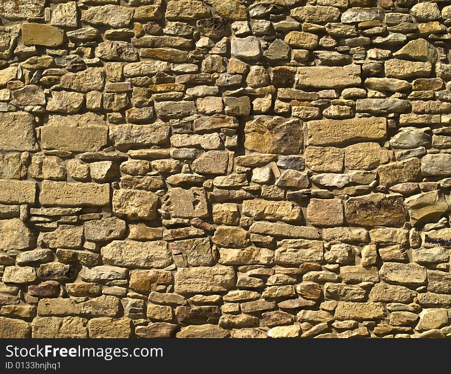 Texture of old stone wall