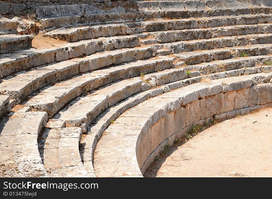 The theatre at Delphi, Greece