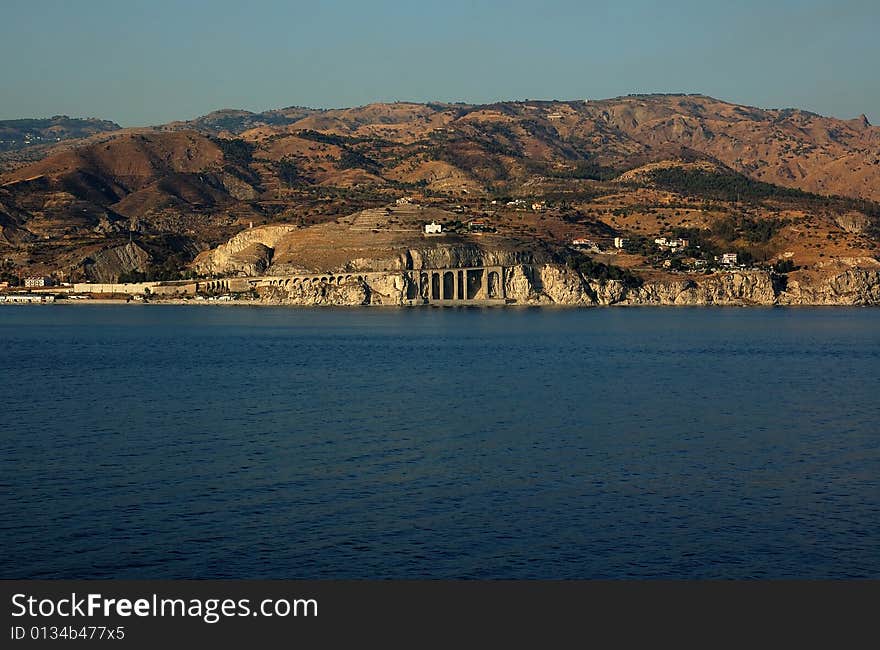 Island on Mediterranean Sea