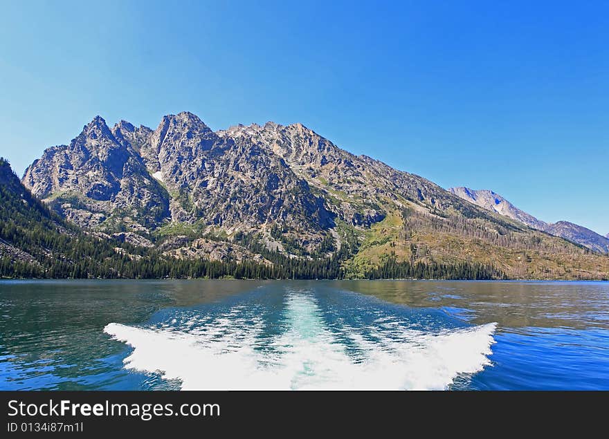 The Jenny Lake in Grand Teton