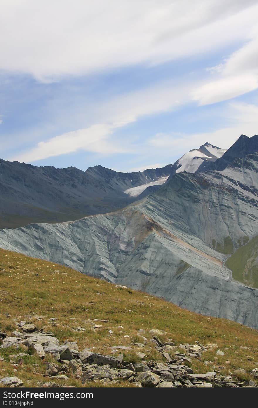 Altai Mountain in summer