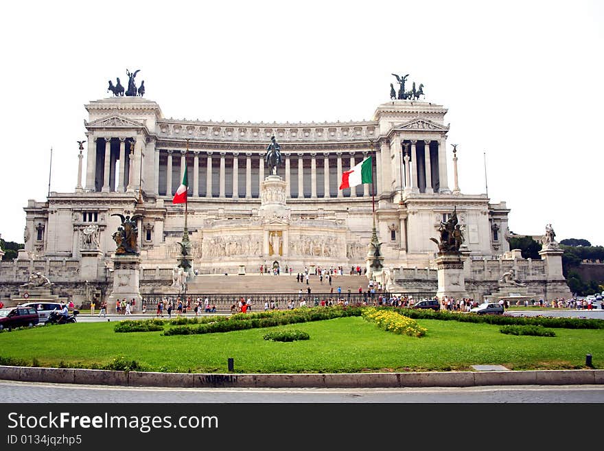 Rome-the vittorrian monument (exterior)