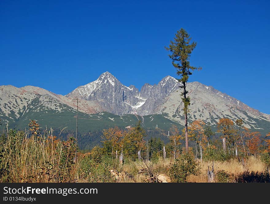 Mountain Lomnicky stit - Mountains Vysoke Tatry