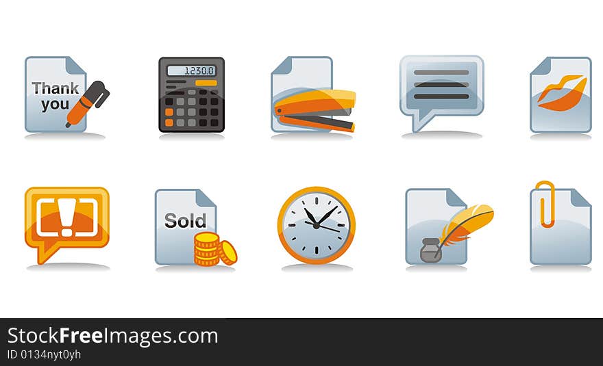 Cashdesk Icons Set