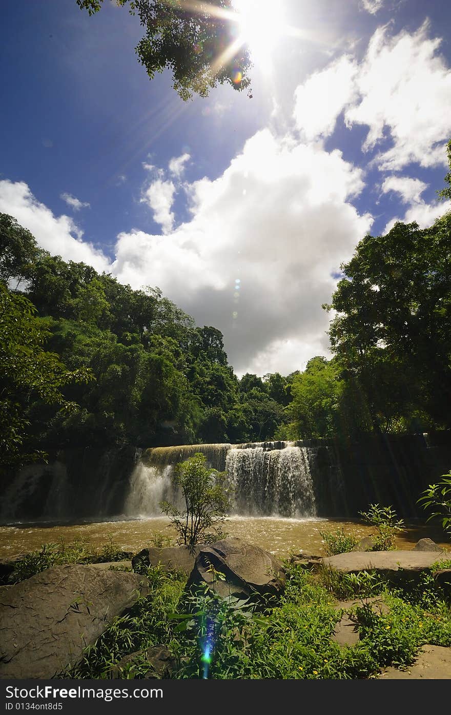 The beautiful Nature Park at Patchabun. Location:Patchabun, Thailand.Waterfall in Thailand