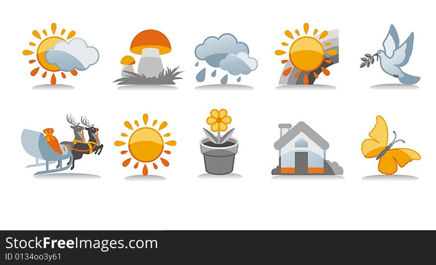 Weather Icons Set