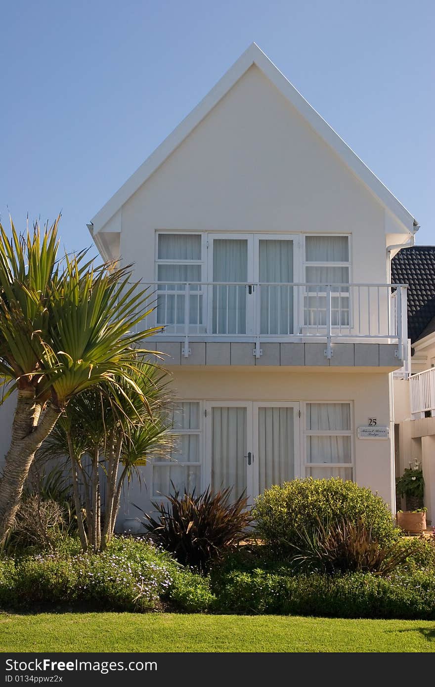 The typical south african house built by the white community just off hermanus. The typical south african house built by the white community just off hermanus