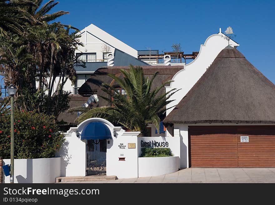 The typical south african house built by the white community just off hermanus. The typical south african house built by the white community just off hermanus