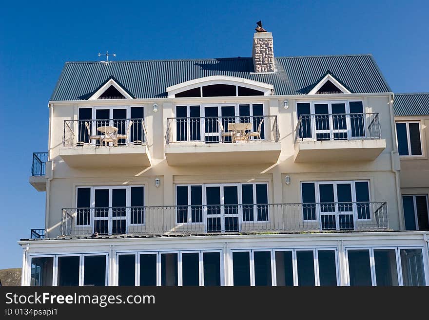 The typical south african house built by the white community just off hermanus. The typical south african house built by the white community just off hermanus