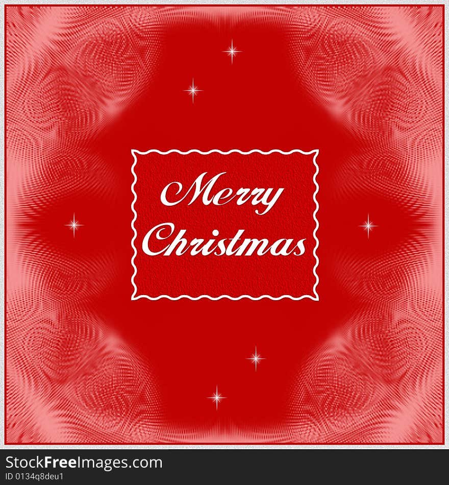 Merry Christmas card for wishes